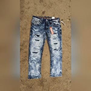 Men's Rock Revival Golden Palm Straight Stretch